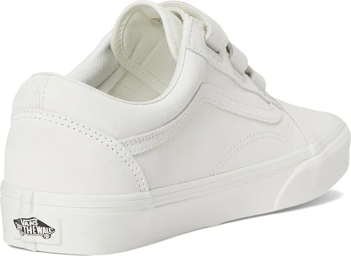 Vans Old Skool V Skate Shoes College Marshmallow : Men's 9.5 - Women's 11 Medium, Canvas/Leather/Suede - Image 4
