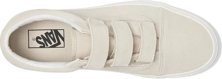 Vans Old Skool V Skate Shoes College Mushroom : Men's 7.5 - Women's 9 Medium, Canvas/Leather/Suede - Image 2