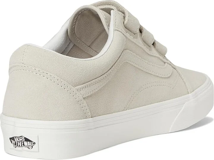 Vans Old Skool V Skate Shoes College Mushroom : Men's 7.5 - Women's 9 Medium, Canvas/Leather/Suede - Image 4