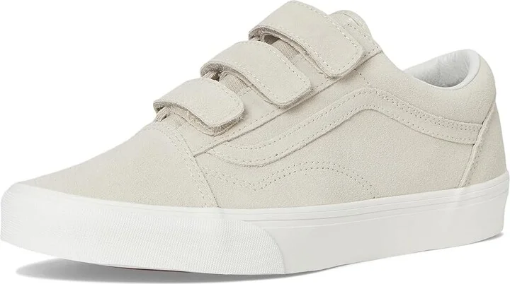 Vans Old Skool V Skate Shoes College Mushroom : Men's 7.5 - Women's 9 Medium, Canvas/Leather/Suede - Image 5