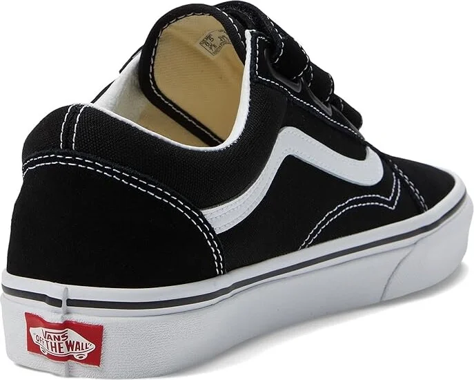 Vans Old Skool V Skate Shoes (Suede/Canvas) Black/True White : Men's 3.5 - Women's 5 Medium, Canvas/Leather/Suede - Image 5