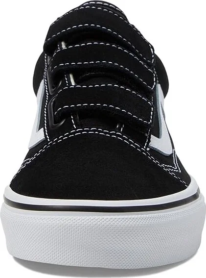 Vans Old Skool V Skate Shoes (Suede/Canvas) Black/True White : Men's 3.5 - Women's 5 Medium, Canvas/Leather/Suede - Image 6