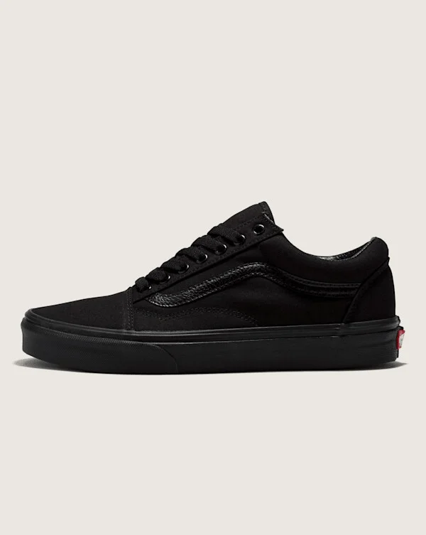 Vans Old Skool Wide Shoes (Black) - 3.5 Boys / 5.0 Women