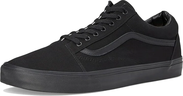 Vans Old Skool Wide Shoes Canvas Black/Black : Men's 9.5 - Women's 11 Wide, Canvas/Suede - Image 5