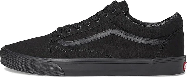 Vans Old Skool Wide Shoes Canvas Black/Black : Men's 9.5 - Women's 11 Wide, Canvas/Suede - Image 6