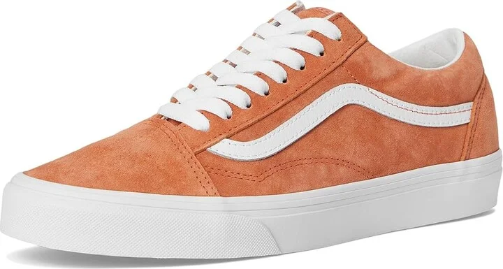 Vans Old Skooltm Athletic Shoes Pig Suede Carnelian : Men's 5.5 - Women's 7 Medium, Leather/Suede - Image 5