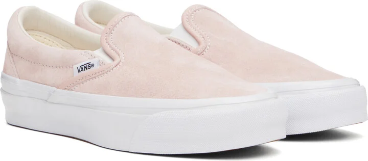 Vans Pink LX Classic Slip-On 98 Sneakers - Image 4