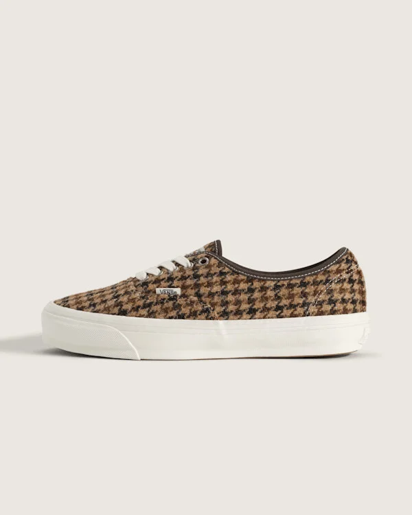 Vans Premium Authentic Harris Tweed Shoes (Brown) - 4.0 Boys / 5.5 Women