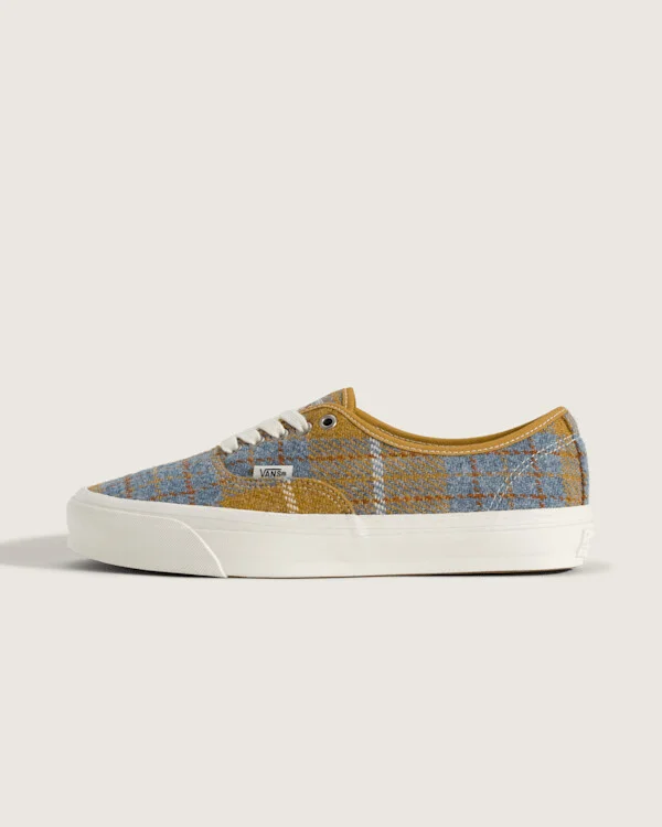 Vans Premium Authentic Harris Tweed Shoes (Tan Brown) - 3.5 Boys / 5.0 Women