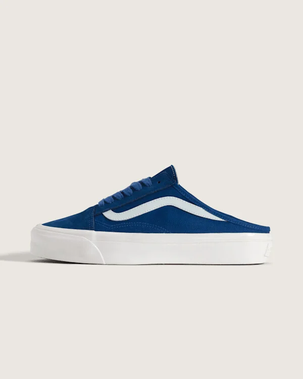 Vans Premium Old Skool Mule Shoes (Blue) - 3.5 Boys / 5.0 Women