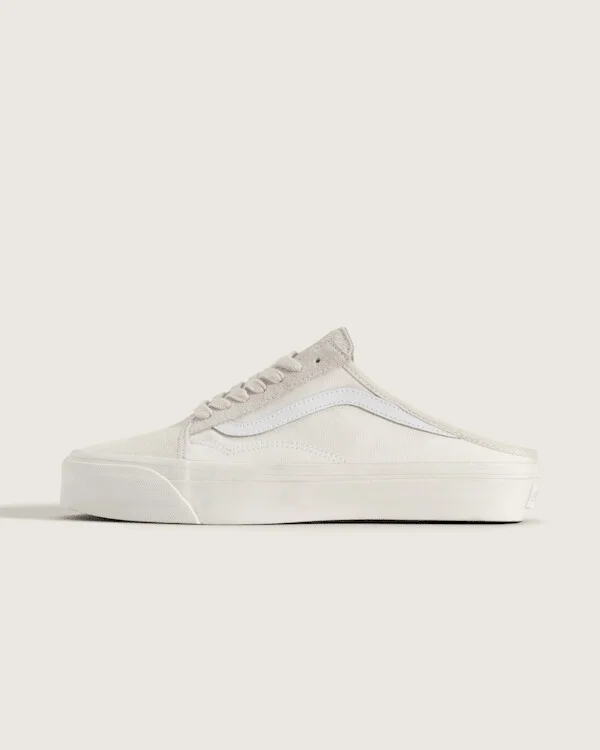 Vans Premium Old Skool Mule Shoes (Turtledove Beige) - 8.0 Men / 9.5 Women