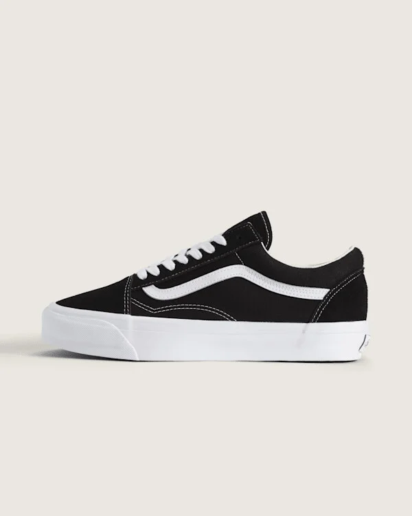 Vans Premium Old Skool Shoes (Black / White) - 3.5 Boys 5.0 Women
