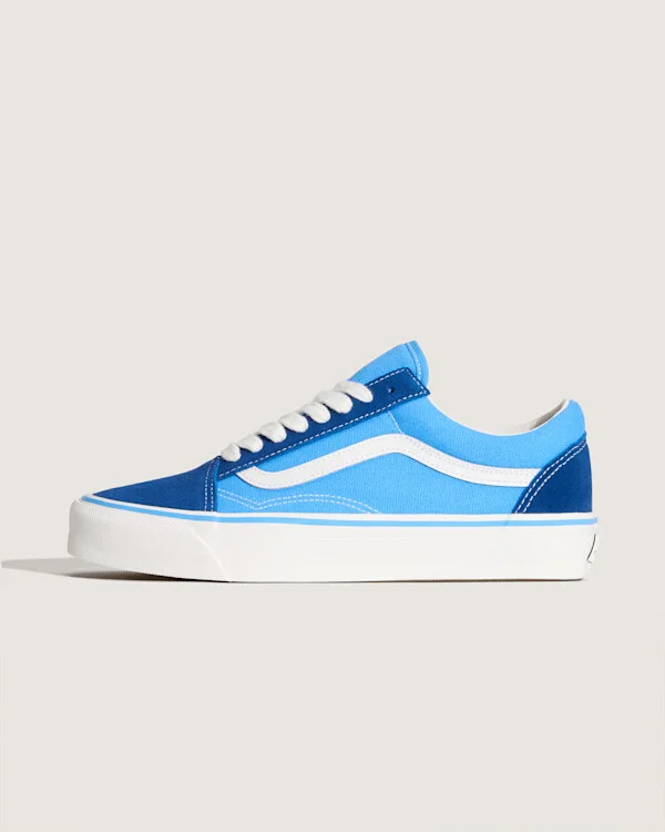 Vans Premium Old Skool Shoes (Blue) - 6.0 Boys / 7.5 Women