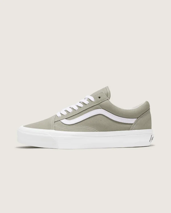 Vans Premium Old Skool Shoes (Eucalyptus Grey) - 3.5 Boys / 5.0 Women