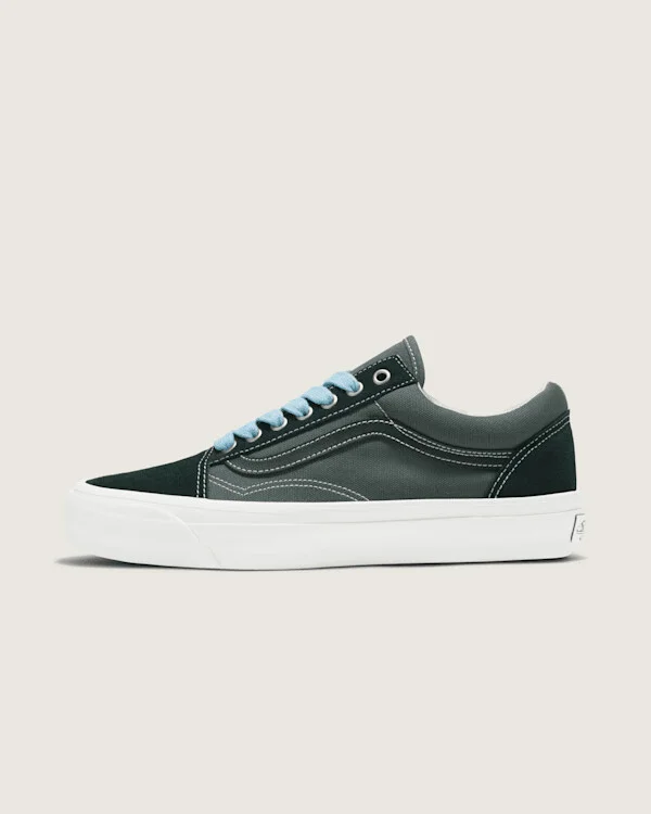 Vans Premium Old Skool Shoes (Scarab Green / Grey) - 9.0 Men 10.5 Women