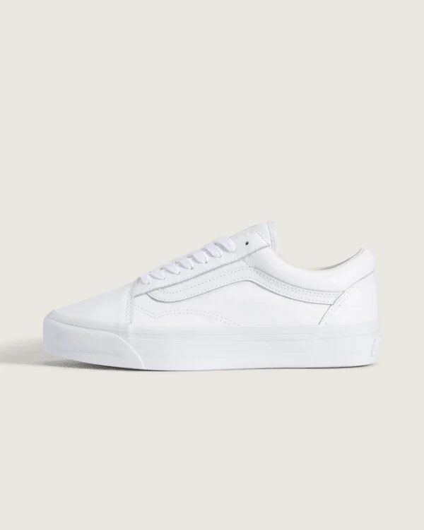 Vans Premium Old Skool Shoes (White) - 4.0 Boys / 5.5 Women