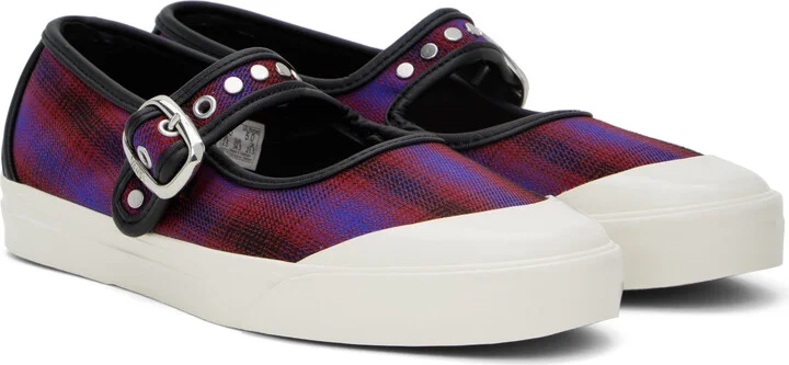 Vans Red LX Mary Jane Lo Pro Ballerina Flats - Image 4