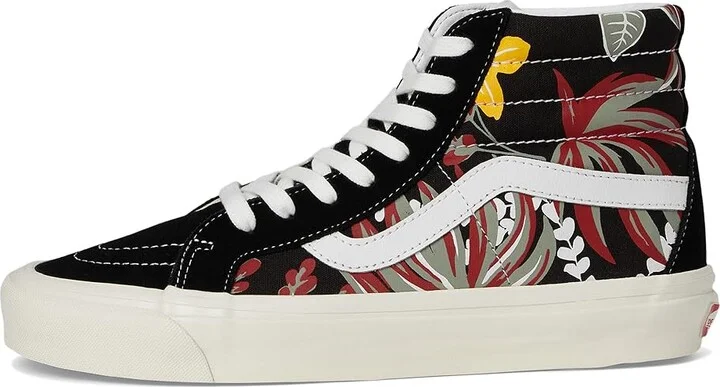 Vans SK8-Hi 38 DX (Anaheim Factory) Skate Shoes OG Aloha/OG Black : Men's 3.5 - Women's 5 Medium, Leather/Textile - Image 7