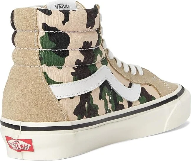 Vans SK8-Hi 38 DX (Anaheim Factory) Skate Shoes OG Khaki/OG Camo : Men's 3.5 - Women's 5 Medium, Leather/Textile - Image 5