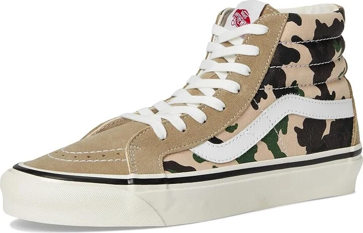 Vans SK8-Hi 38 DX (Anaheim Factory) Skate Shoes OG Khaki/OG Camo : Men's 3.5 - Women's 5 Medium, Leather/Textile - Image 6