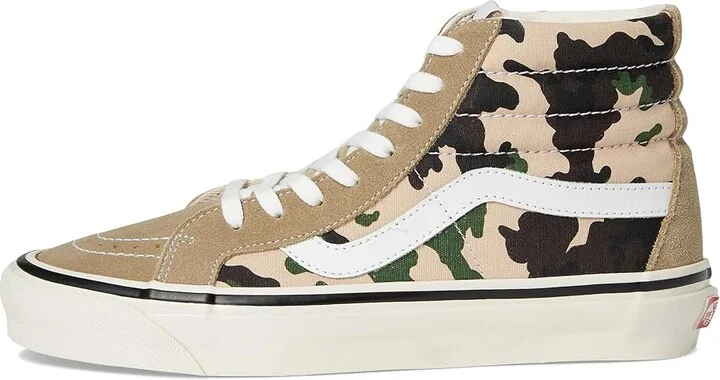 Vans SK8-Hi 38 DX (Anaheim Factory) Skate Shoes OG Khaki/OG Camo : Men's 3.5 - Women's 5 Medium, Leather/Textile - Image 7