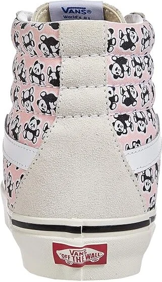 Vans SK8-Hi 38 DX (Anaheim Factory) Women's Shoes OG Pandas/OG Pink : 6 B - Medium, Textile - Image 5