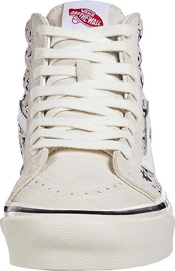 Vans SK8-Hi 38 DX (Anaheim Factory) Women's Shoes OG Pandas/OG Pink : 6 B - Medium, Textile - Image 6