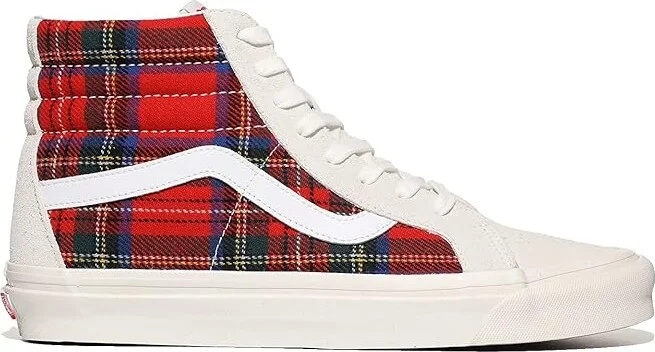 Vans Sk8-Hi 38 DX Athletic Shoes (Anaheim Factory) Pendleton/Royal Stewart Tartan : Men's 4.5 - Women's 6 Medium, Leather/Textile - Image 5