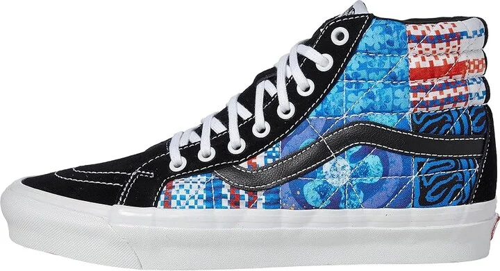 Vans Sk8-Hi 38 DX PW Shoes (Spongebob) Sandy Liang/Patchwork : Men's 4 - Women's 5.5 Medium, Leather/Textile - Image 6