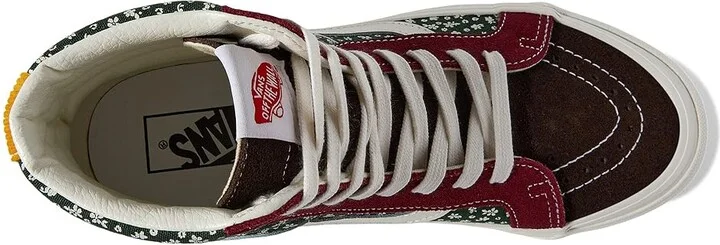 Vans Sk8-Hi 38 DX Women's Shoes White : Men's 5 - Women's 6.5 B - Medium, Leather/Textile - Image 2