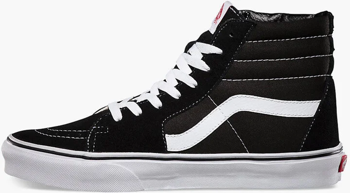 VANS Sk8-Hi Black & White Shoes - Image 4