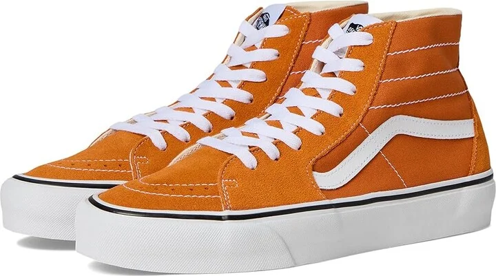 Vans SK8-HI(r) Tapered Lace-up Boots Color Theory Marmalade : Men's 7.5 - Women's 9 Medium, Canvas