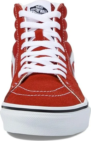 Vans SK8-Hi Shoes Racing Red/True White : Men's 10.5 - Women's 12 Medium, Suede - Image 6