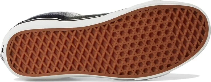 Vans Sk8-Hi Skate Shoes Brushed Plaid Olive/Black : Men's 5 - Women's 6.5 Medium, Rubber - Image 3