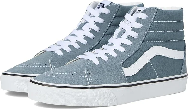 Vans SK8-Hi Skate Shoes Color Theory Stormy Weather : Men's 10.5 - Women's 12 Medium, Suede/Synthetic