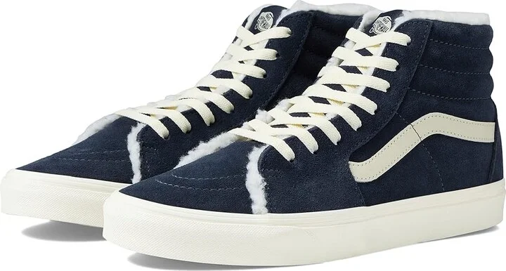 Vans Sk8-Hi Skate Shoes Cozy Hug Parisian Night : Men's 13 - Women's 14.5 Medium, Rubber