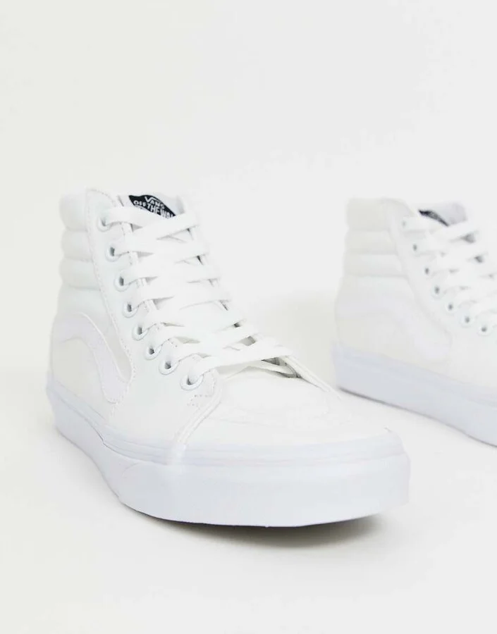 Vans Sk8-Hi sneakers in white - Image 2