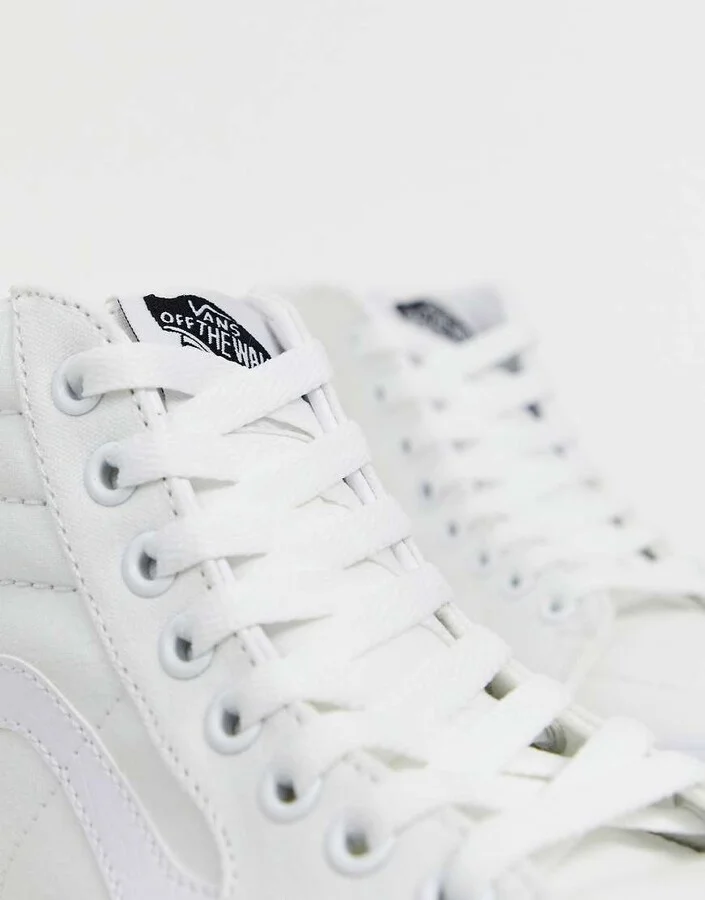 Vans Sk8-Hi sneakers in white - Image 3