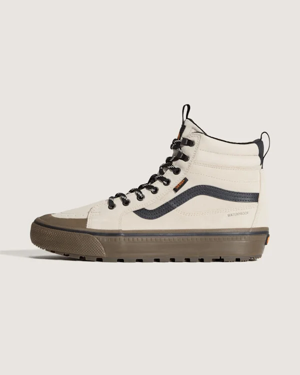 Vans Sk8-Hi Waterproof Insulated Shoes (Oatmeal / Black Beige) - 6.5 Men 8.0 Women