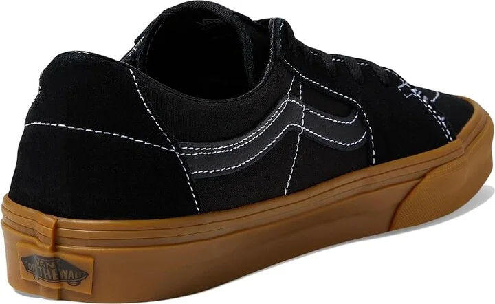 Vans SK8-Low Shoes Gum Black : Men's 4.5 - Women's 6 Medium, Suede/Canvas - Image 4