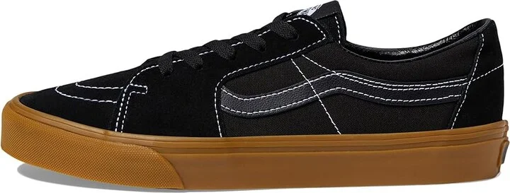 Vans SK8-Low Shoes Gum Black : Men's 4.5 - Women's 6 Medium, Suede/Canvas - Image 6
