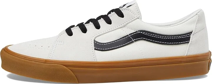 Vans SK8-Low Shoes Gum Blanc De Blanc : Men's 7.5 - Women's 9 Medium, Suede/Canvas - Image 6