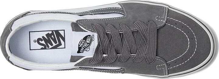 Vans SK8-Low Shoes Two-Tone Pewter : Men's 4 - Women's 5.5 Medium, Suede/Canvas - Image 2