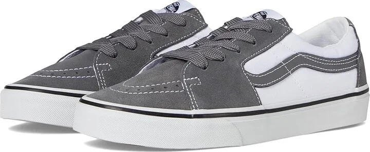Vans SK8-Low Shoes Two-Tone Pewter : Men's 4 - Women's 5.5 Medium, Suede/Canvas