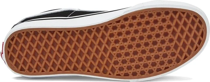 Vans SK8-Mid Reissue Skate Shoes Black/True White : Men's 3.5 - Women's 5 Medium, Canvas/Suede - Image 4