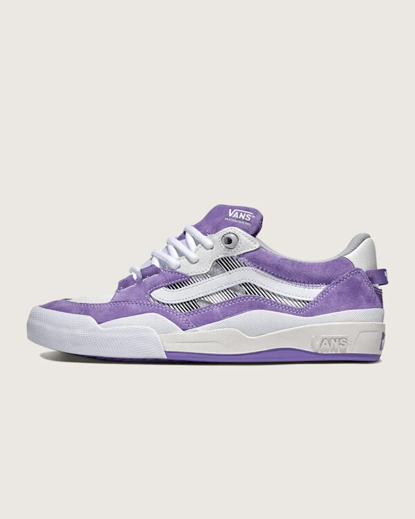 Vans Skate 2 Wayvee Shoes (Purple / White) - 4.0 Boys 5.5 Women