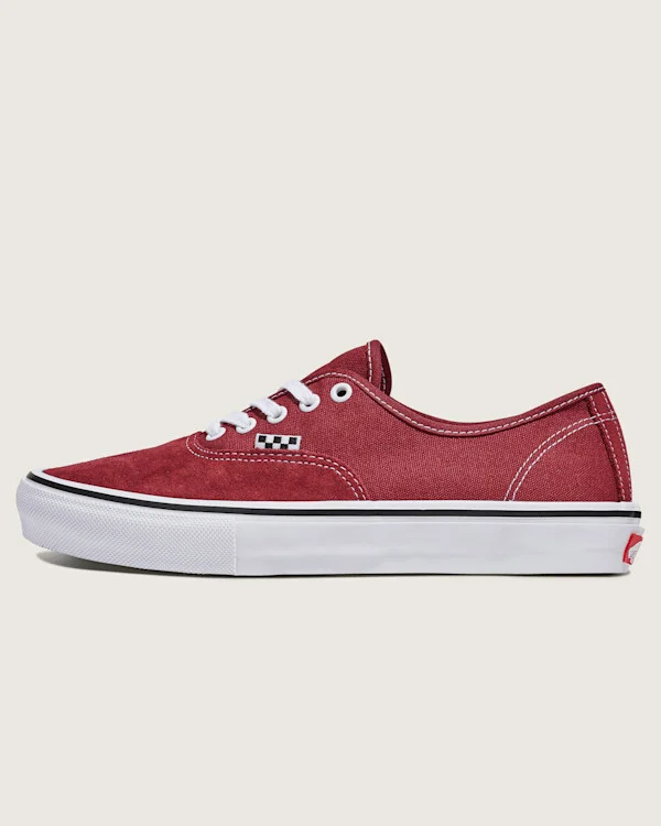 Vans Skate Authentic Shoes (Burgundy Red) - 6.5 Men / 8.0 Women