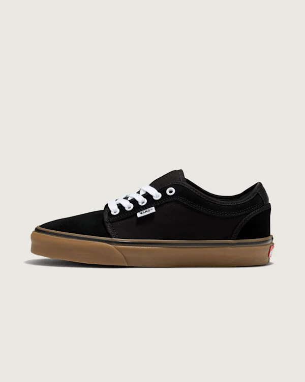 Vans Skate Chukka Low Shoes (Black / Gum) - 3.5 Boys 5.0 Women