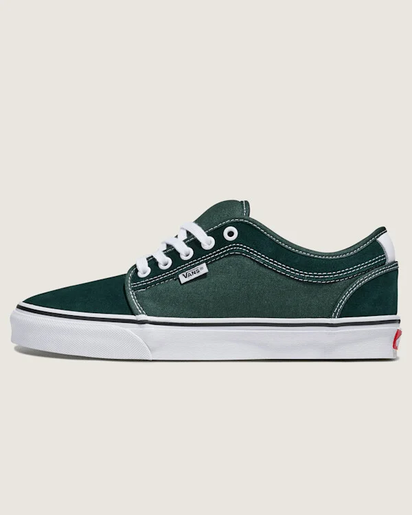 Vans Skate Chukka Low Shoes (Dark Forest Green) - 4.5 Boys / 6.0 Women