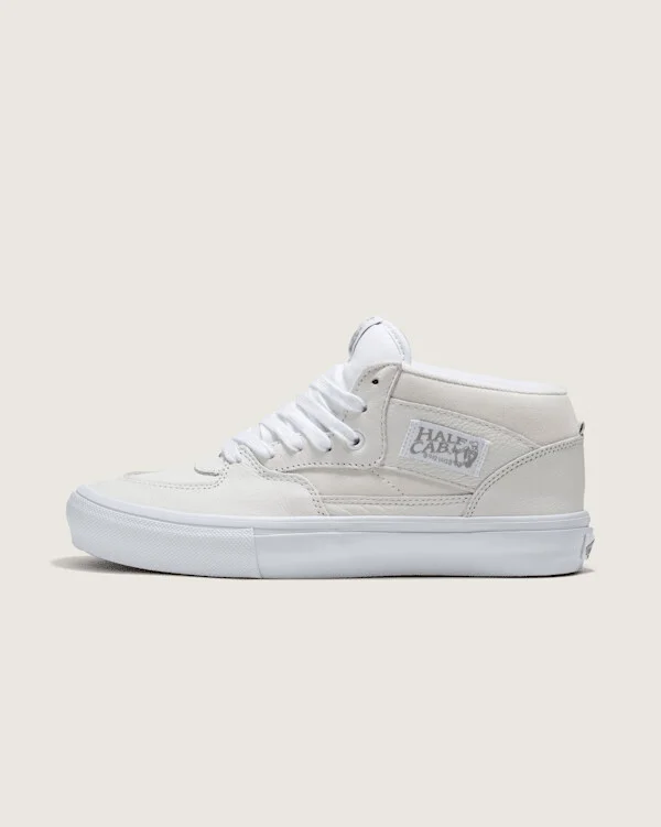 Vans Skate Half Cab Daz Shoes (White) - 3.5 Boys / 5.0 Women